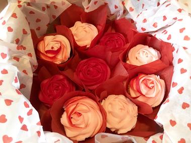 valentines cupcake bouquet